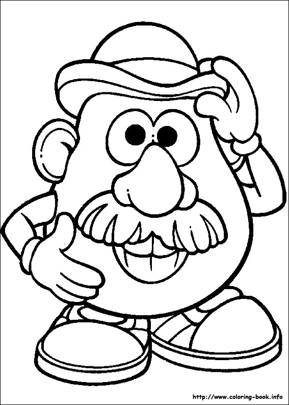 Mr. Potato Head coloring picture