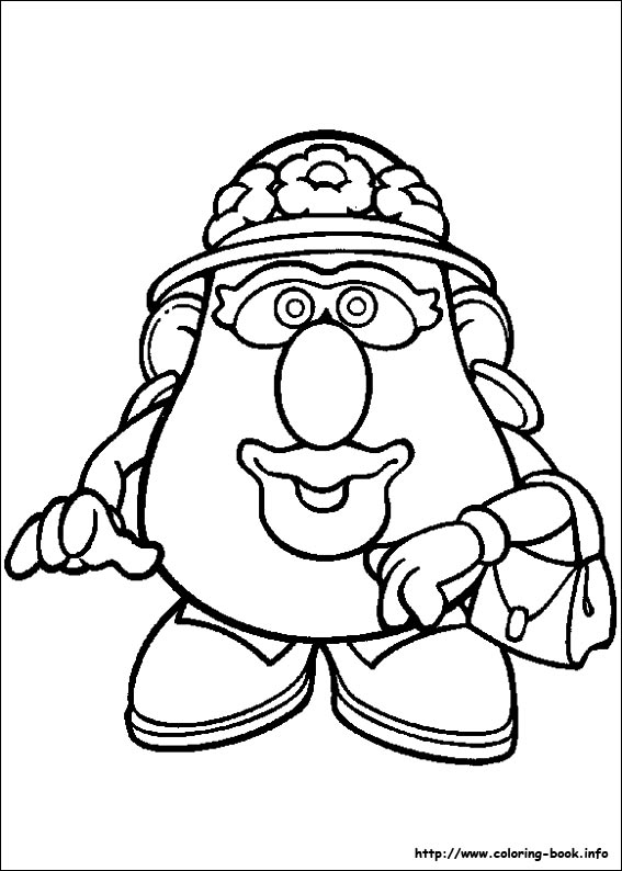 Mr. Potato Head coloring picture