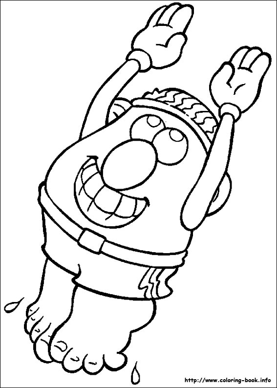 Mr. Potato Head coloring picture