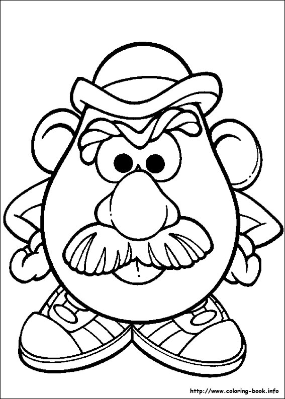 Mr. Potato Head coloring picture