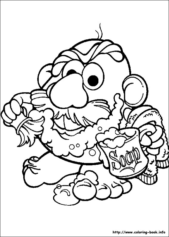Mr. Potato Head coloring picture