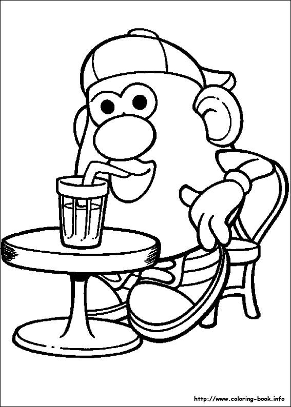 Mr. Potato Head coloring picture