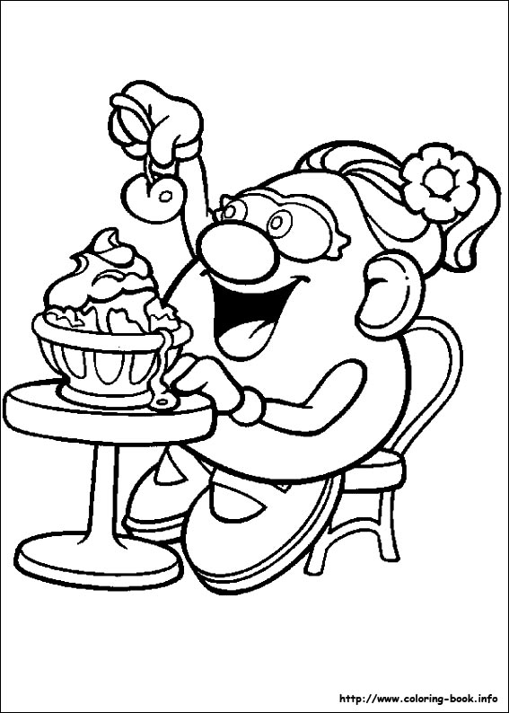 Mr. Potato Head coloring picture