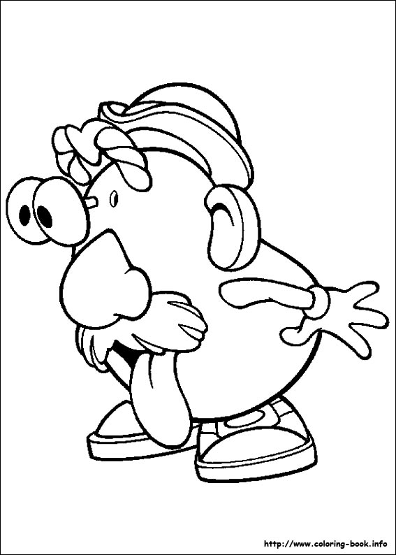 Mr. Potato Head coloring picture