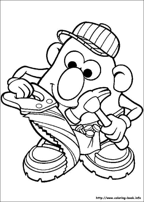 Mr. Potato Head coloring picture