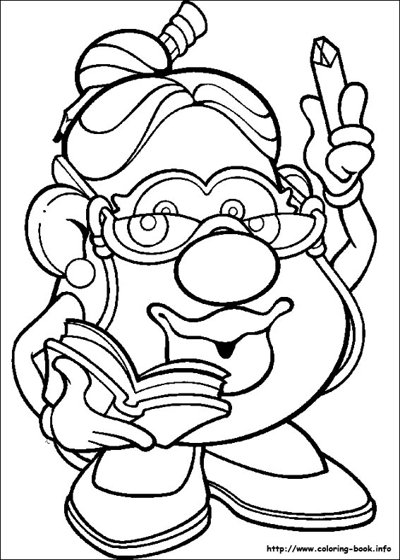 Mr. Potato Head coloring picture