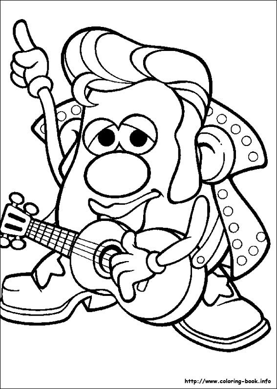 Mr. Potato Head coloring picture