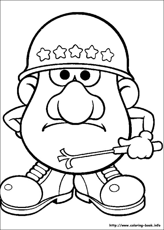 Mr. Potato Head coloring picture
