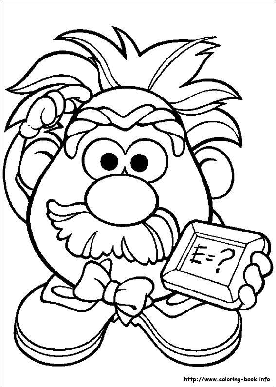 Mr. Potato Head coloring picture