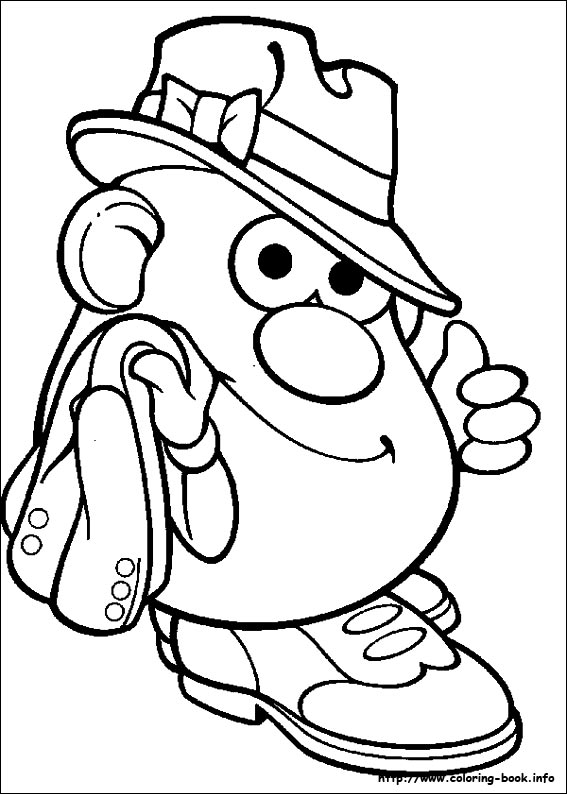 Mr. Potato Head coloring picture