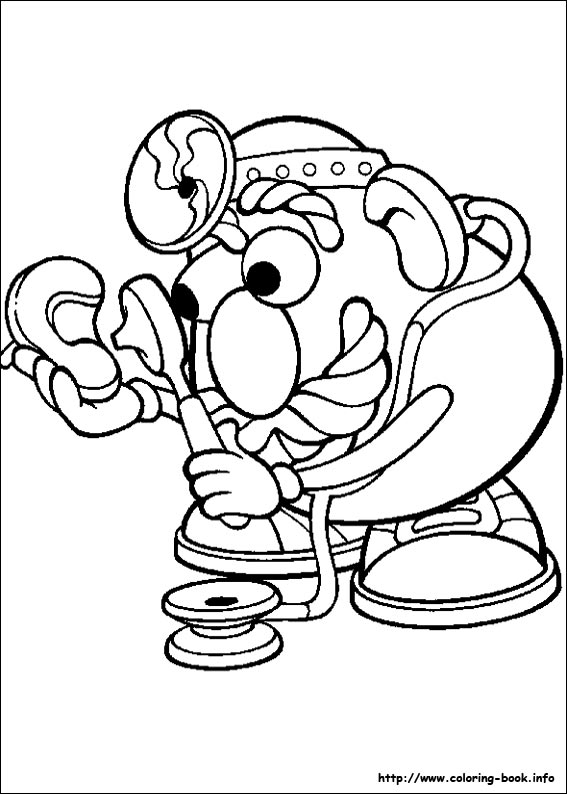 Mr. Potato Head coloring picture