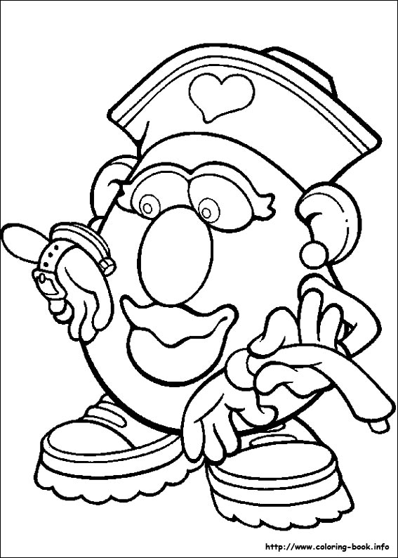 Mr. Potato Head coloring picture