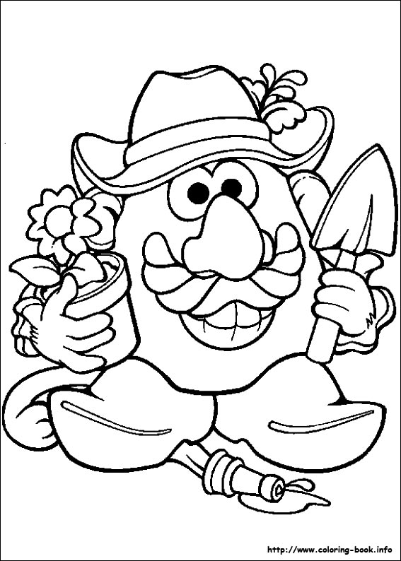 Mr. Potato Head coloring picture