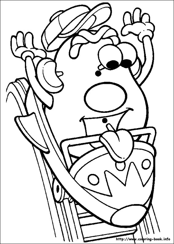 Mr. Potato Head coloring picture