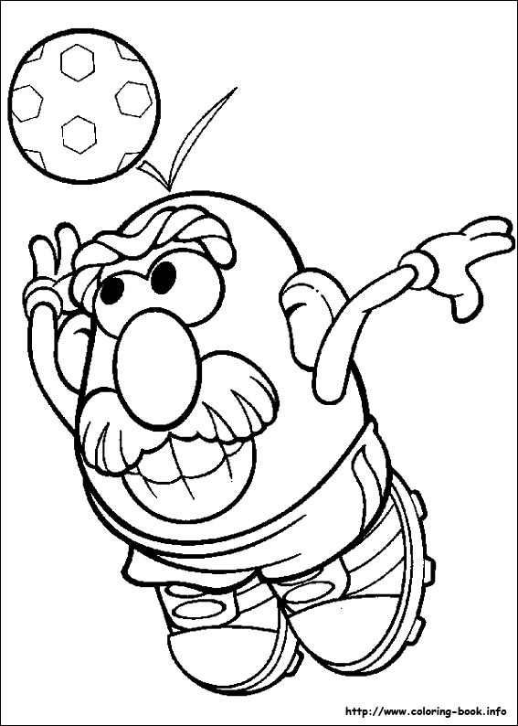 Mr. Potato Head coloring picture