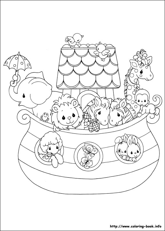 Precious Moments coloring picture