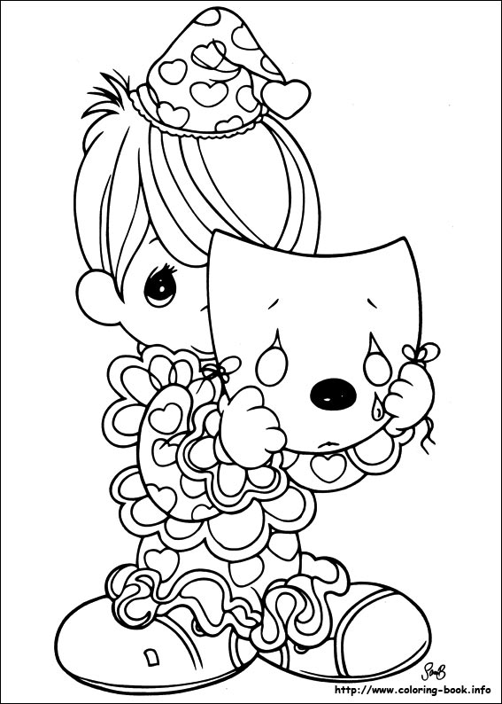 Precious Moments coloring picture