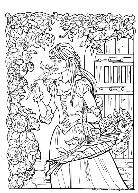 Princess Leonora coloring picture