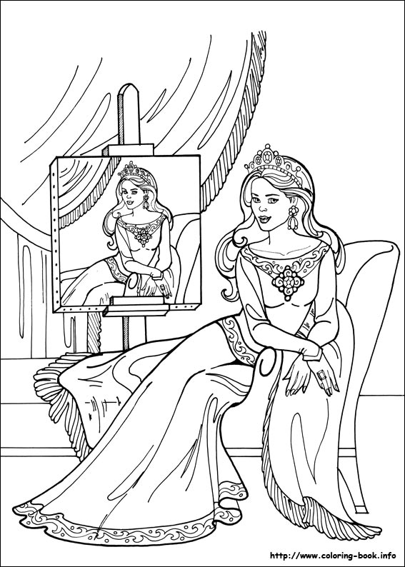 Princess Leonora coloring picture