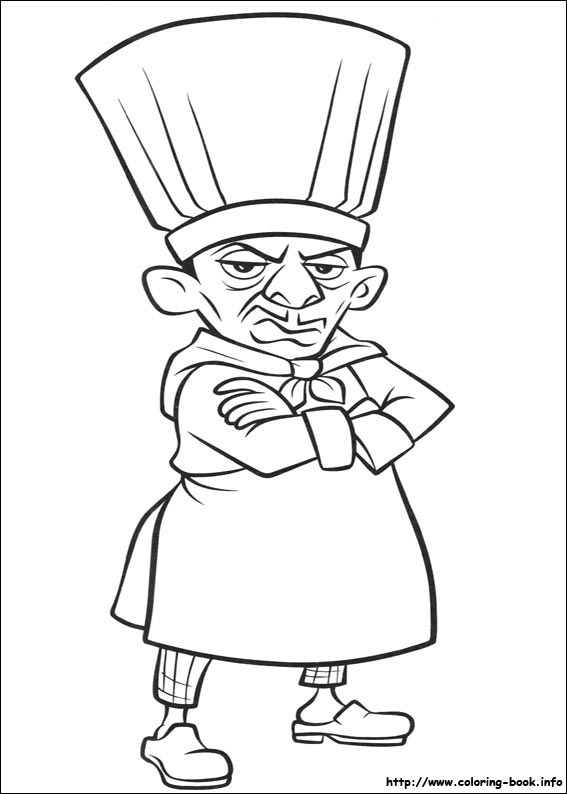 Ratatouille coloring picture