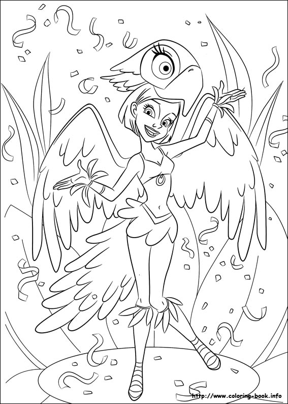 Rio coloring picture