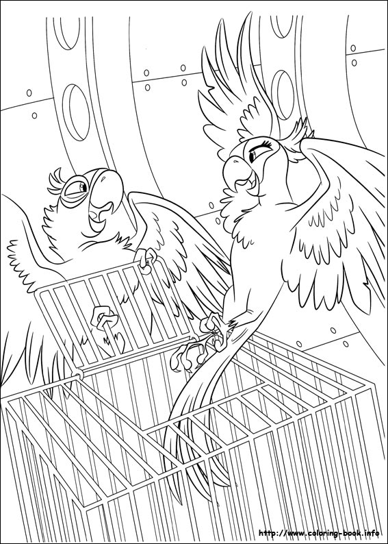 Rio coloring picture