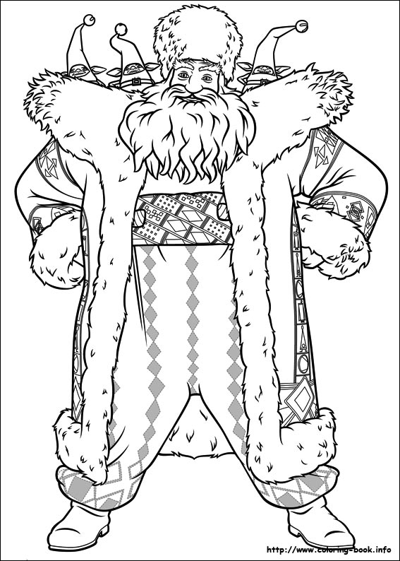 Rise of the Guardians coloring picture