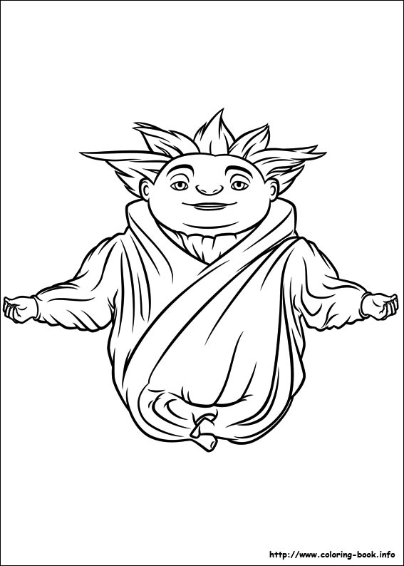 Rise of the Guardians coloring picture