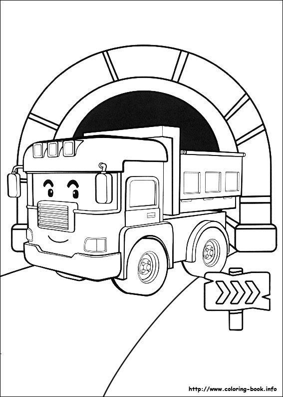 Robocar Poli coloring picture