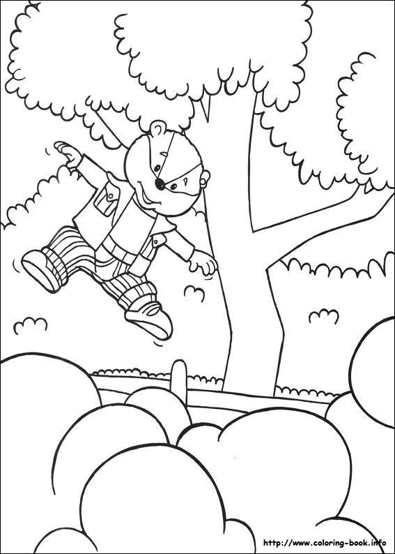 Rupert Bear coloring picture
