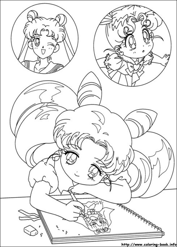 Sailor Moon coloring picture