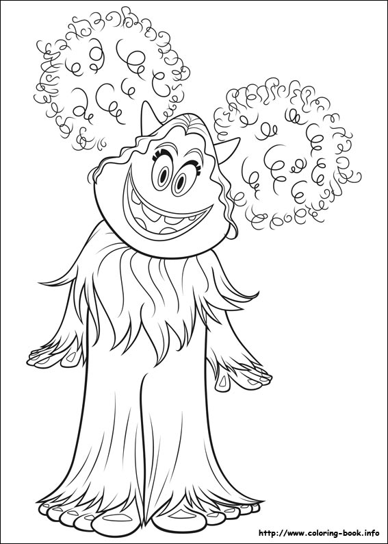 Smallfoot coloring picture