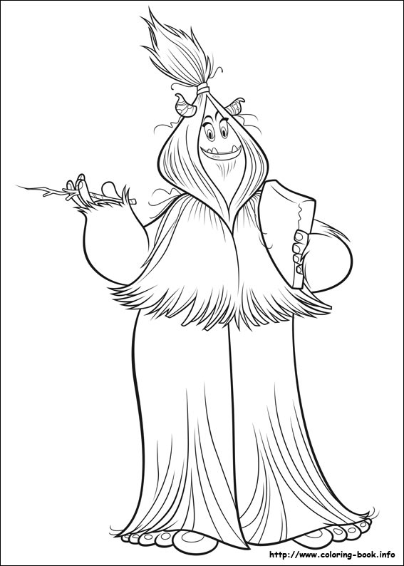 Smallfoot coloring picture