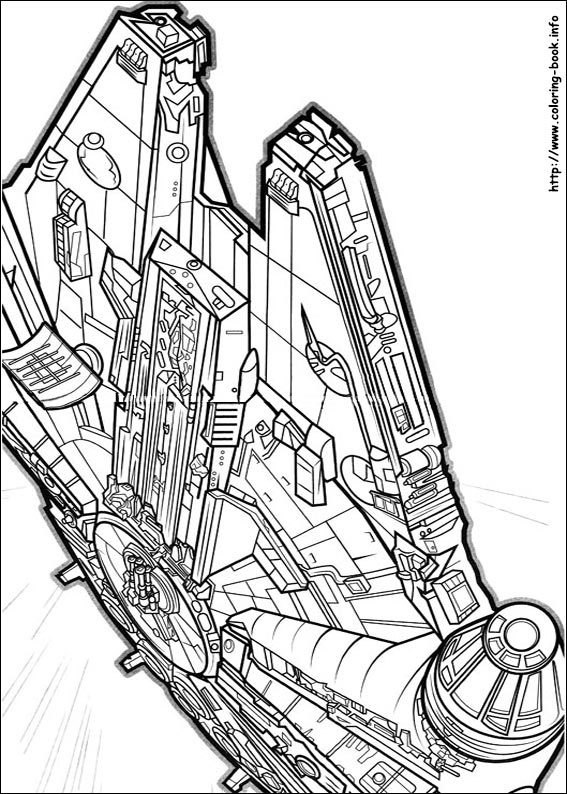 Star Wars : The Force awakens coloring picture