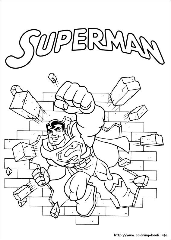Super Friends coloring picture
