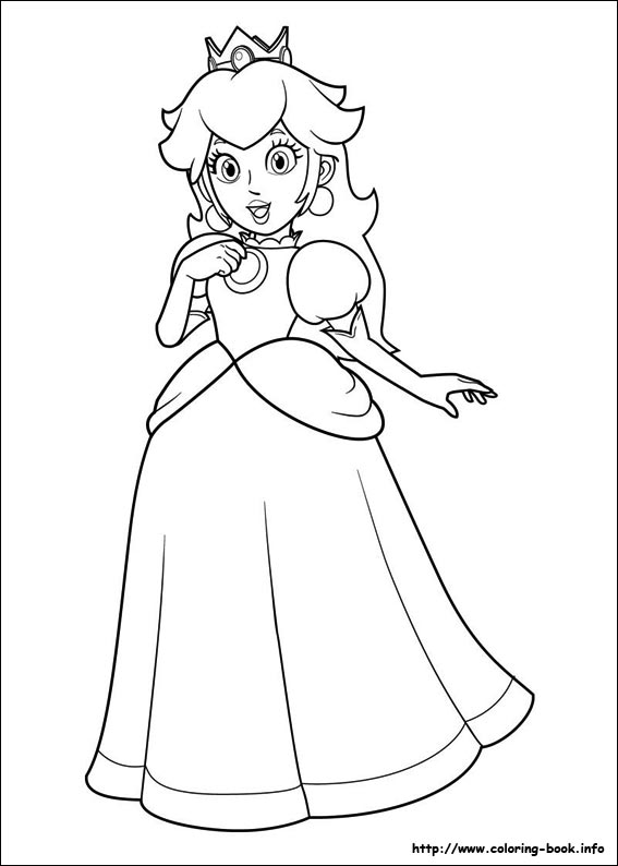 Super Mario Bros. coloring picture