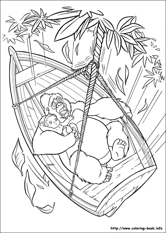 Tarzan coloring picture