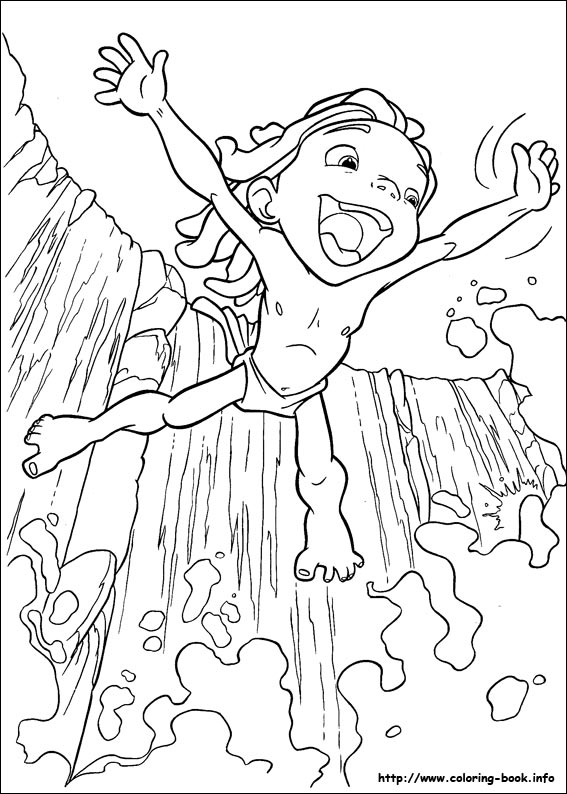 Tarzan coloring picture