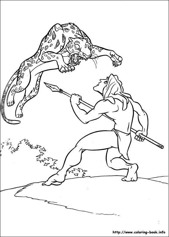 Tarzan coloring picture