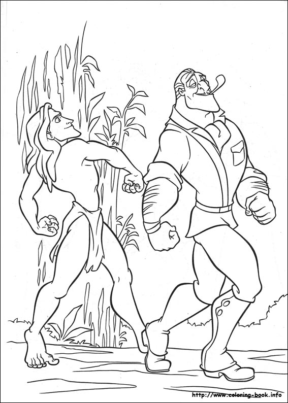 Tarzan coloring picture