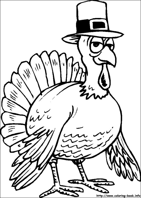 Thanksgiving coloring picture
