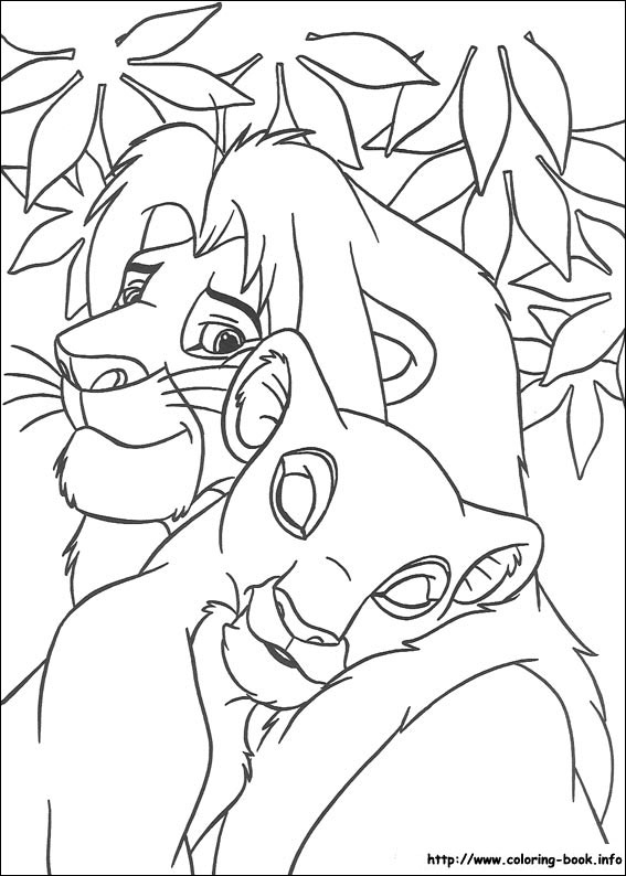 Simba Und Nala Malvorlage Coloring And Malvorlagan