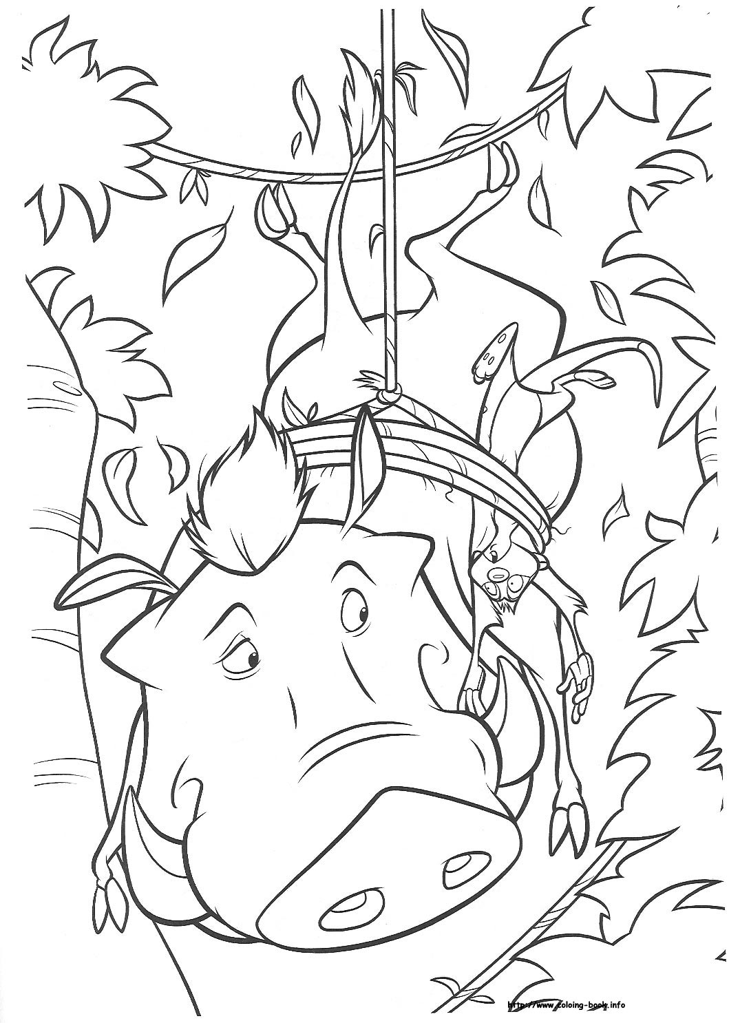 The Lion King Coloring Picture