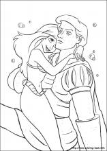 The Little Mermaid coloring pages on