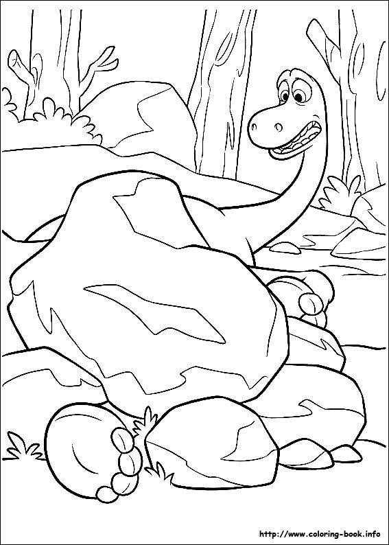 The Good Dinosaur coloring picture