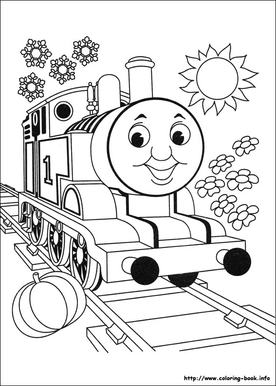 Thomas and Friends coloring picture