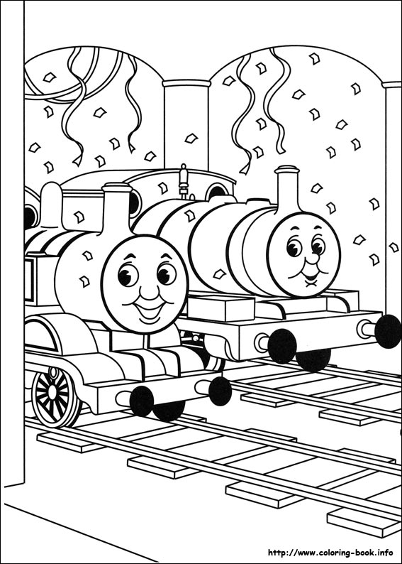 Thomas and Friends coloring picture