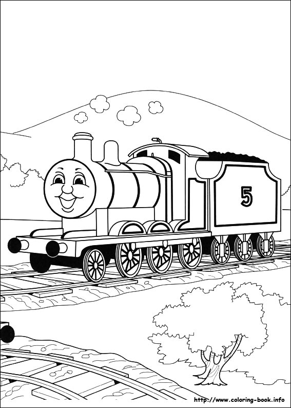 Thomas And Friends Coloring Picture