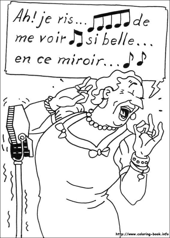 Tintin coloring picture