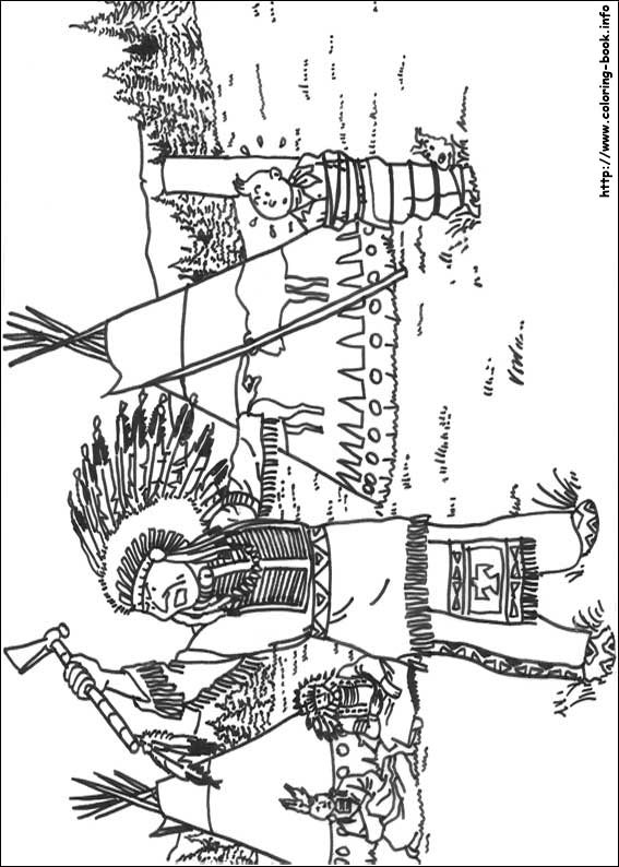 Tintin coloring picture